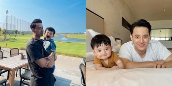 8 Potret Billy Davidson Momong Baby Pierce, Visual Tampan Bapak dan Anak Tak Tertandingi - Sama-sama Bikin Netizen Gemas