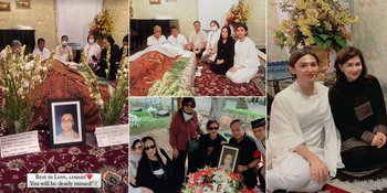 8 Potret Dena Rachman Hadiri Acara Pemakaman Saudara Sepupunya yang Baru Saja Meninggal Dunia