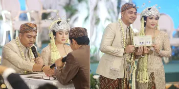 8 Potret Detik-Detik Akad Nikah Ade Govinda & Indi Arisa, Mas Kawin Sesuaikan Tanggal Pernikahan