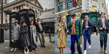 8 Potret Ferry Salim Liburan ke Inggris Bareng Istri dan Anak-anak, Sekeluarga Good Looking Semua
