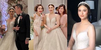 8 Potret Gaun Indah Pernikahan Marcella Daryanani, Cantik Dilapisi Swarovski