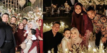 8 Potret Gaya Kompak Keluarga Shireen Sungkar dan Zaskia Sungkar di Pernikahan Sang Adik, Family Goals!