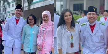8 Potret Gerhard Reinaldi Situmorang, Suami Astrid Tiar yang Jadi Pemimpin Upacara saat Hari Kemerdekaan