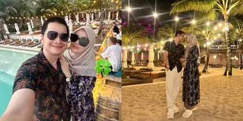 8 Potret Henny Rahman dan Alvin Faiz Liburan ke Bali, Sempat Buka Suara Saat Disebut Program Tambah Momongan - Asyik Nikmati Sunset