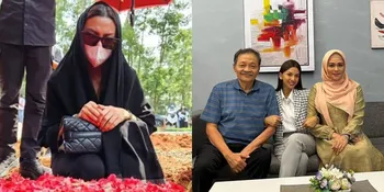 8 Potret Kesedihan Alisia Rininta Bintang Sinetron 'TAKDIR CINTA YANG KUPILIH' di Pemakaman Eeng Saptahadi - Sebut Mendiang Begitu Perhatian