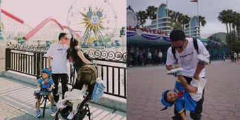 8 Potret Keseruan Keluarga Arief Muhammad Liburan di Disneyland