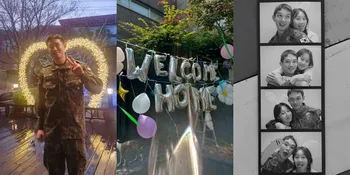 8 Potret Kevin Oh yang Baru Pulang Wamil, Pamer Momen Manis Bareng Gong Hyo Jin - Foto Peluk Mesra Bikin Baper