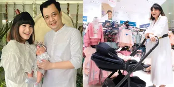 8 Potret Kiki Amalia Momong Anak, Outfitnya Kompak!