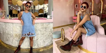8 Potret Lia Waode Makin Cantik dan Bikin Pangling, Pamer Rambut Baru Berwarna Merah - Banjir Pujian Netizen