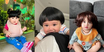 8 Potret Lucu Anak Seleb Pakai Wig, Bikin Netizen Gemas Rambut Mendadak Panjang - Disebut Bak Boneka Hingga Mirip Pak Tarno