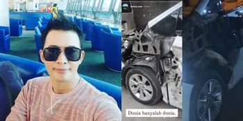 8 Potret Mandala Shoji dan Istri Alami Kecelakaan, Tabrak Mobil Box yang Ngerem Mendadak - Tak Bisa Pulang Kampung Dulu