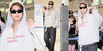 8 Potret Mingyu SEVENTEEN di Bandara Sepulang dari Malaysia, Bikin Salfok Outfit Berangkat - Pulang Nggak Ganti