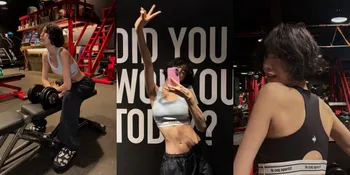 8 Potret Nana After School Nge-gym, Stunning Pamer Abs - Tubuh Bersih dari Tato Curi Perhatian