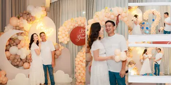 8 Potret Pamela Bowie Gelar Gender Reveal Kehamilan Pertamanya, Sedang Mengandung Anak Laki-laki