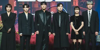 8 Potret Para Pemain Drama 'A SHOP FOR KILLERS' di Virtual Presscon Hari Ini, Kompak Pakai Warna Hitam