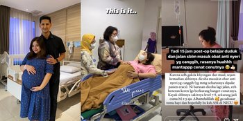 8 Potret Perjuangan Tasya Kamila Melahirkan Anak Kedua, Sempat Pusing dan Muntah Pasca Operasi