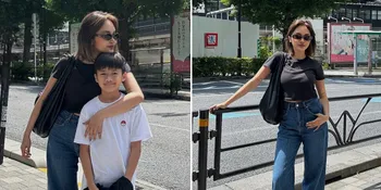 8 Potret Permesta Dhyaz Ajak Anaknya Liburan ke Tokyo, Hunting Skincare - Kunjungi DisneySea