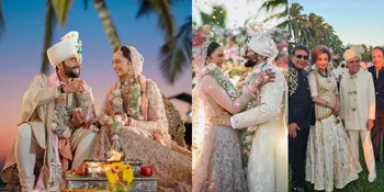 8 Potret Pernikahan Aktris Bollywood Rakul Preet Singh, Pesta Mewah di Goa - Dihadiri Raakhe dan Raam Punjabi