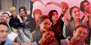 8 Potret Raffi Ahmad & Nagita Slavina Ketemu Yangyang dan Hendery WayV di Kantor SM Entertainment, Netizen: Father Mother Nambah Anak Lagi?