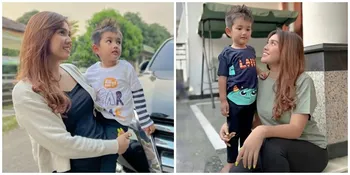 8 Potret Raya Kitty Bareng Anak, Single Mom Tangguh di Dunia Nyata
