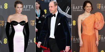 8 Potret Red Carpet BAFTA 2024 Dihadiri Bintang Papan Atas Hollywood, Pangeran William Hadir Tanpa Kate Middleton