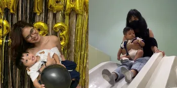 8 Potret Salshadilla yang Akrab Dengan Baby Syaki Anak Rizky DA, Bak Keponakannya Sendiri