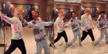 8 Potret Shahrukh Khan Ajari Ed Sheeran Gerakan Khasnya Merentangkan Tangan, Kelas Privat