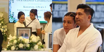 8 Potret Sharena Delon yang Turut Berduka Atas Wafatnya Yohan Simangunsong Ayahanda Dewi Lestari