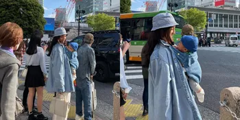 8 Potret Terbaru Nadia Saphira Momong Anak Pertama, Aura Hot Mom Curi Perhatian - Gemesin Banget Bayi Tidur Sambil Digendong