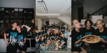 8 Potret Ulang Tahun Tiko Aryawardhana Suami Bunga Citra Lestari, Sederhana Dirayakan di Rumah - Keluarga Kompak Pakai Kaus Kembaran
