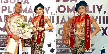 8 Potret Wisuda S2 Eva Belisima Mantan Istri Kiwil, Cantik Berkebaya - Ditemani Suami Ganteng Asal India