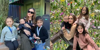 8 Potret Yasmine Wildblood Bareng 3 Anaknya yang Good Looking Semua, Netizen: Bibit Unggul!