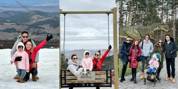 8 Potret Yuanita Christiani Liburan ke Serbia Bersama Keluarga, Asyik Kunjungi Dino Park - Main Salju