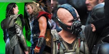 9 Foto Ini Buktikan Jika Lakon Utama & Penjahat di Film Bisa Akur