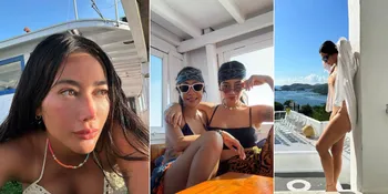 9 Foto Ratu Felisha Pakai Bikini Two Piece Saat Liburan di Labuan Bajo, Tetap Hot di Usia 40 Tahun