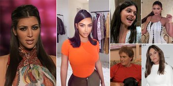 9 Foto Transformasi Mencengangkan Wajah Keluarga Kardashian Sekarang vs 14 Tahun Lalu