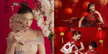 9 Pemotretan Seleb Bertema Imlek yang Elegan dan Mencuri Perhatian, Celine Evangelista - Sarwendah Tampil Memukau!