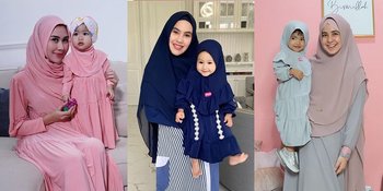 9 Potret Imut Bayi Selebritis Saat Memakai Hijab, Makin Cantik dan Menggemaskan - Jadi Ustazah Kecil