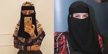 9 Potret Terbaru Five Vi Rachmawati yang Kini Makin Tertutup Setelah Hijrah, Pakai Cadar - Sebut Rokok Haram Sampai Dicibir Netizen