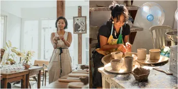 9 Potret Terbaru Riyanni Djangkaru, Pembawa Acara JEJAK PETUALANG yang Kini Jadi Pengrajin Keramik