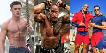 Adu Kekar The Rock Vs Zac Efron di 'BAYWATCH', Siapa Favoritmu?