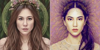 AI Avatar Artis-Artis Indonesia, Versi Wulan Guritno - Dian Sastro Bikin Netizen Speechless Karena Terlalu Cantik Bak Dewi