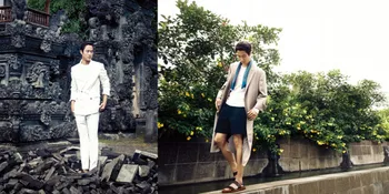 Aktor Korea Jung Woo Saat Menjalani Pemotretan di Bali
