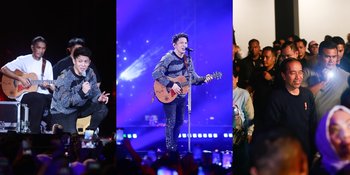 Ariel Kehabisan Suara, 10 Potret Keseruan Konser Terakhir NOAH Sebelum Vakum - Dihadiri Presiden Jokowi
