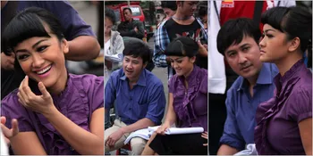 Asyiknya Julia Perez dan Agus Kuncoro Syuting CALEG BY ACCIDENT