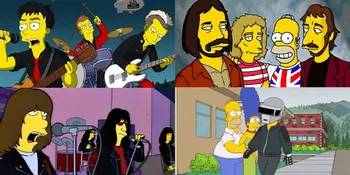 Band yang pernah muncul di serial The Simpsons