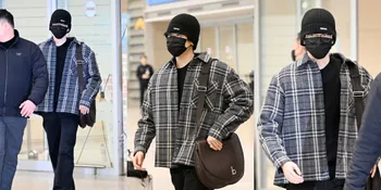 Baru Hadiri Fashion Show di Milan, 6 Potret Wonwoo SEVENTEEN Tiba di Bandara Incheon - Tampil dengan Style Cool Guy Karismatik