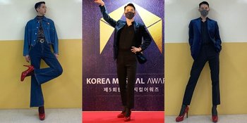Berani Tampil Beda, Intip 7 Potret Jo Kwon Pakai Sepatu Hak Tinggi di Ajang Penghargaan Korea Musical Awards