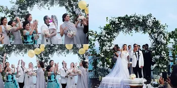 Berbalut Ciuman, Sammy Simorangkir Resmi Nikahi Viviane di Bali