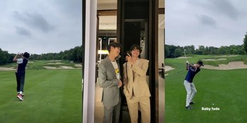 Bestie Goals! Potret V BTS Golf Date Bareng Choi Woo Shik - Chemistry Duo Wooga Squad Sukes Bikin Fans Gemas